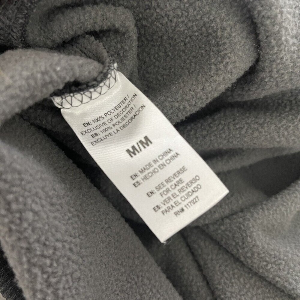 Penn Sport Sweater Womens Medium Turtle Neck Zip Tennis Heather Grey - Picture 14 of 16